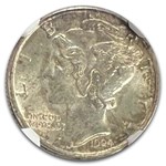 1924-D Mercury Dime MS-66 NGC (FB)