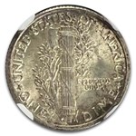 1924-D Mercury Dime MS-66 NGC (FB)