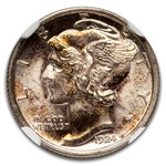 1924-D Mercury Dime MS-67 NGC (FB)