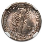 1924-D Mercury Dime MS-67 NGC (FB)