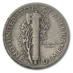 1924-D Mercury Dime VF