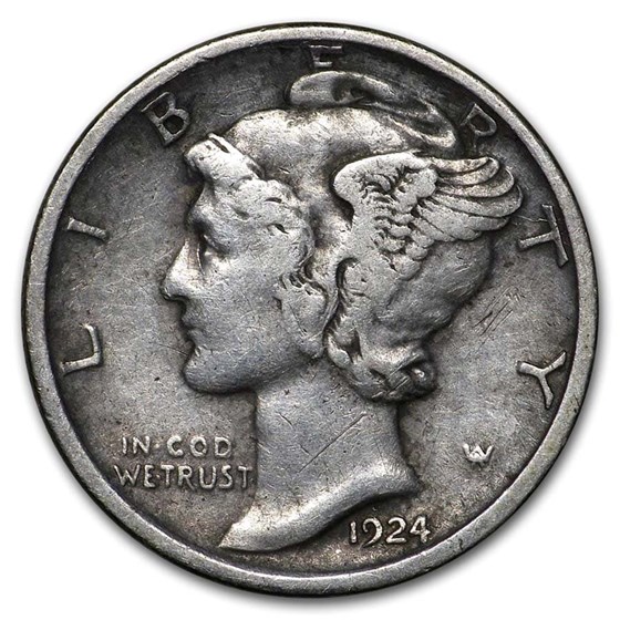1924-D Mercury Dime XF 1924-D Mercury Dime XF