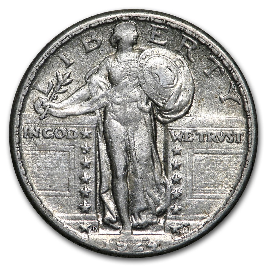 1924-D Standing Liberty Quarter AU