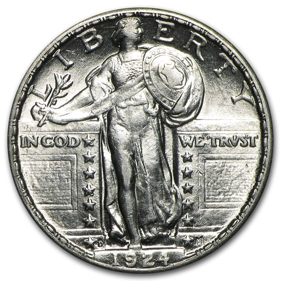 1924-D Standing Liberty Quarter BU 1924-D Standing Liberty Quarter BU