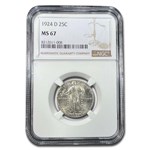 1924-D Standing Liberty Quarter MS-67 NGC