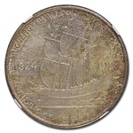 1924 Huguenot-Walloon Tercentenary Half Dollar MS-66 NGC