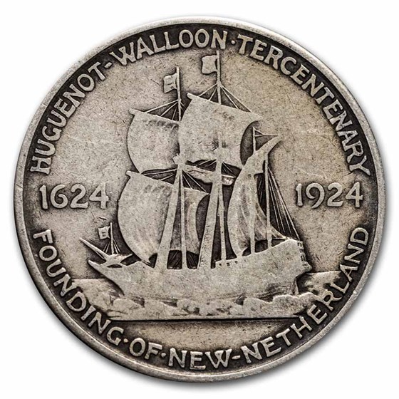 1924 Huguenot-Walloon Tercentenary Half VF 1924 Huguenot-Walloon Tercentenary Half VF