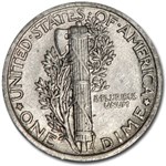 1924 Mercury Dime AU