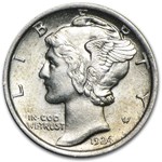 1924 Mercury Dime BU