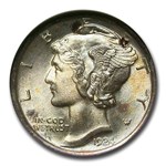 1924 Mercury Dime MS-66 NGC Gold CAC
