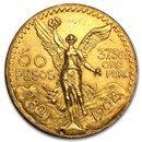 1924 Mexico Gold 50 Pesos AU