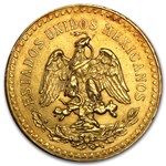 1924 Mexico Gold 50 Pesos AU
