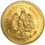 1924 Mexico Gold 50 Pesos BU
