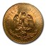 1924 Mexico Gold 50 Pesos MS-63 PCGS
