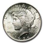 1924 Peace Dollar MS-65 CACG