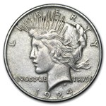 1924 Peace Dollar XF