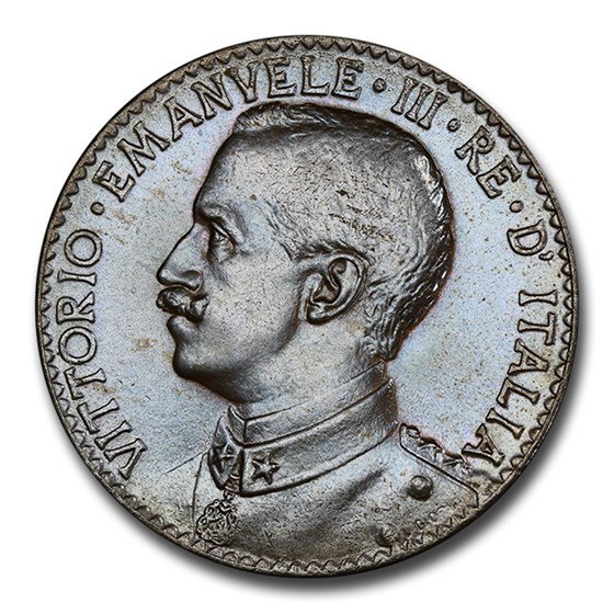1924-R Italian Somaliland 4 Bese Emanuele III MS-63 PCGS (Brown) 1924-R Italian Somaliland 4 Bese Emanuele III MS-63 PCGS (Brown)