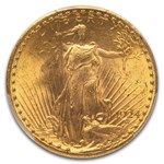 1924-S $20 St Gaudens Gold Double Eagle MS-63 PCGS CAC