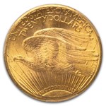 1924-S $20 St Gaudens Gold Double Eagle MS-63 PCGS CAC