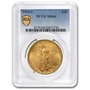 1924-S $20 St Gaudens Gold Double Eagle MS-64 PCGS