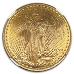 1924-S $20 St Gaudens Gold Double Eagle MS-65 NGC