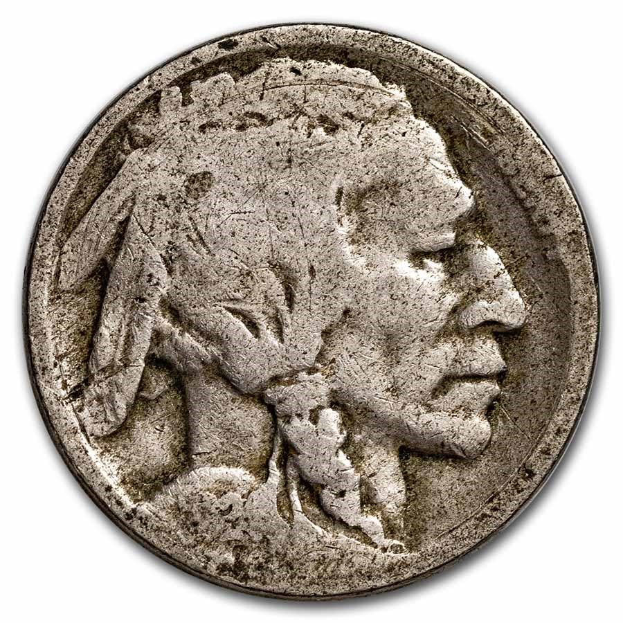 1924-S Buffalo Nickel AG