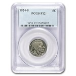 1924-S Buffalo Nickel Fine-12 PCGS