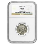 1924-S Buffalo Nickel VF-20 NGC