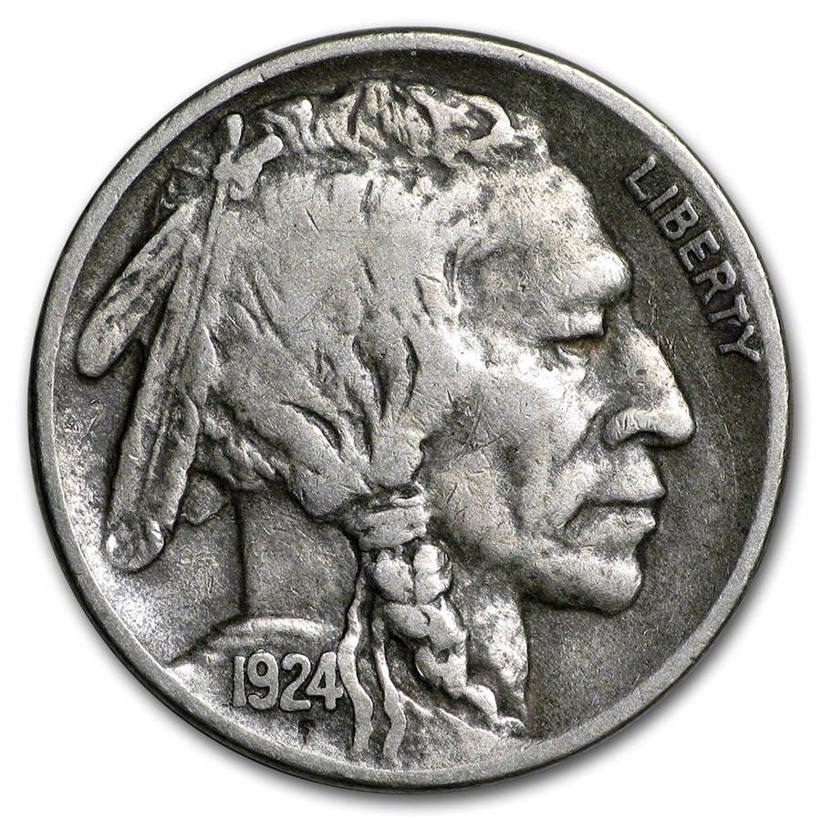 1924-S Buffalo Nickel VF