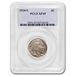 1924-S Buffalo Nickel XF-45 PCGS