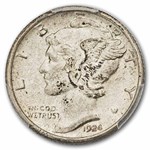 1924-S Mercury Dime AU-58 PCGS