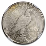 1924-S Peace Dollar AU-58 NGC