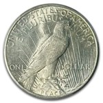 1924-S Peace Dollar AU-58 PCGS