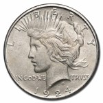1924-S Peace Dollar BU Details (Cleaned)
