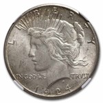 1924-S Peace Dollar MS-62 NGC