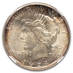 1924-S Peace Dollar MS-64 NGC