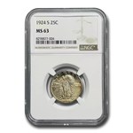 1924-S Standing Liberty Quarter MS-63 NGC