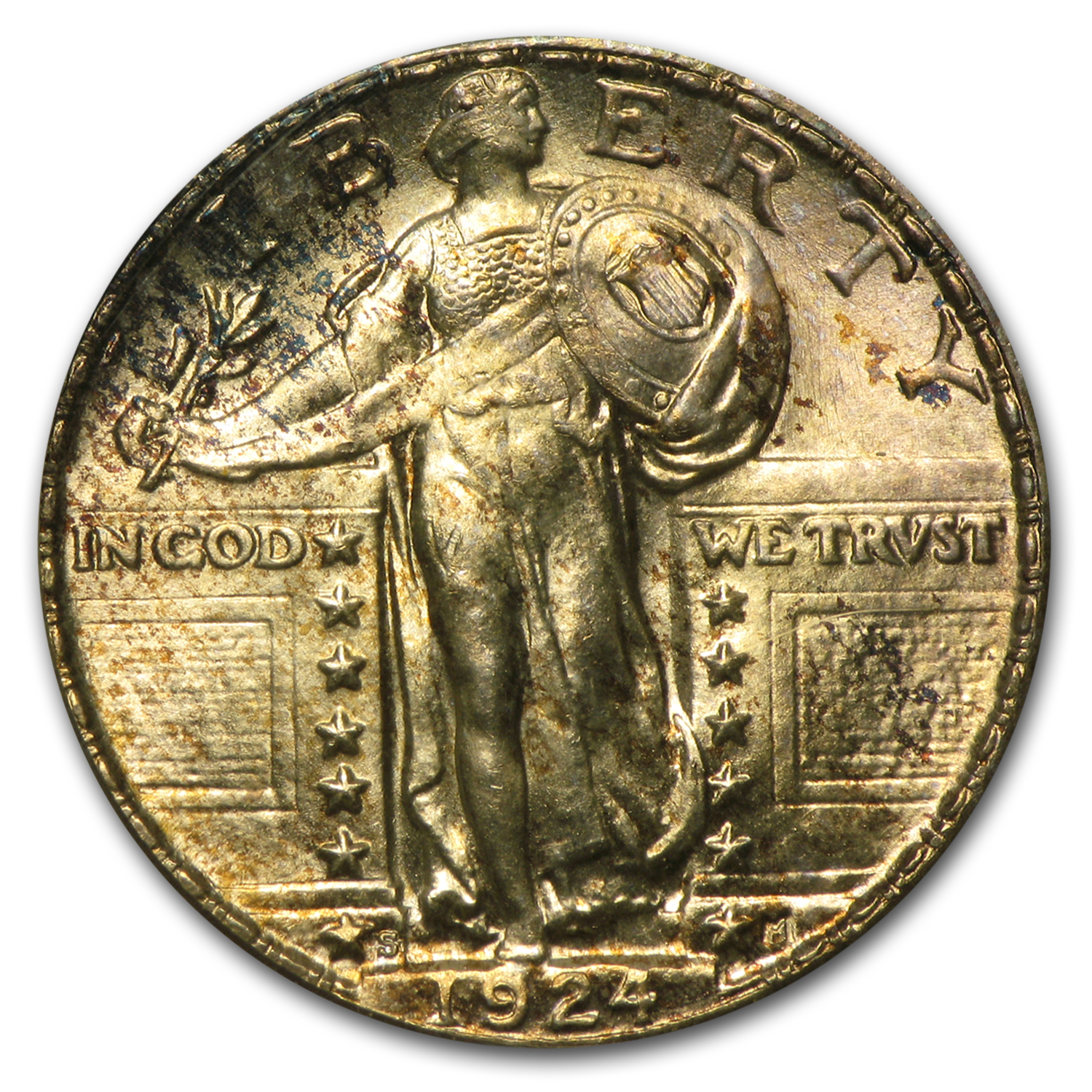 1924 S Standing Liberty Quarter Value - APMEX