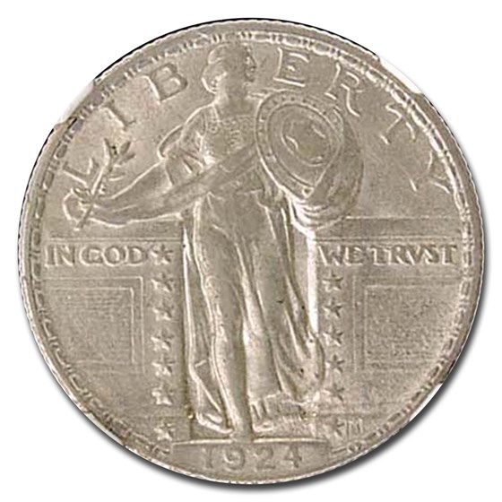1924 Standing Liberty Quarter MS-62 NGC (FH) 1924 Standing Liberty Quarter MS-62 NGC (FH)