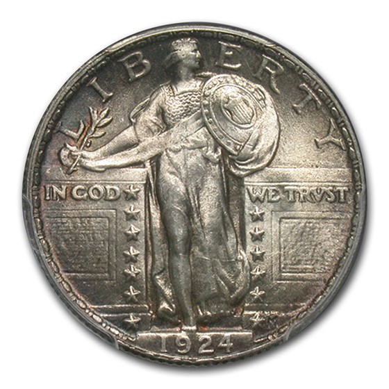 1924 Standing Liberty Quarter MS-64 PCGS 1924 Standing Liberty Quarter MS-64 PCGS
