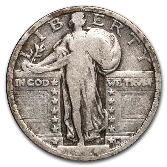 1924 Standing Liberty Quarter VG 1924 Standing Liberty Quarter VG