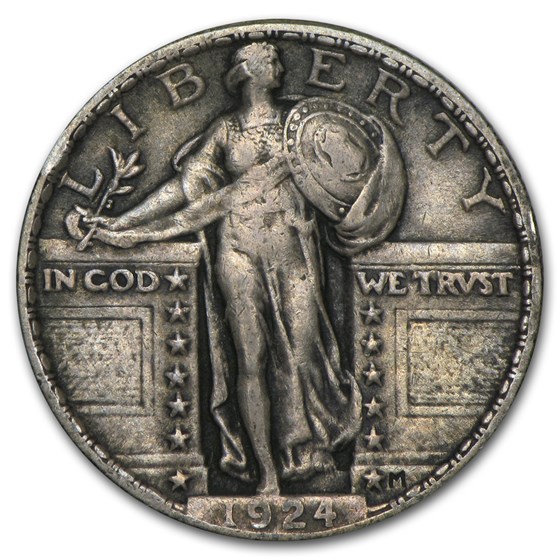 1924 Standing Liberty Quarter XF 1924 Standing Liberty Quarter XF