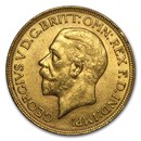 1925-1932 South Africa Gold Sovereign George V Avg Circ