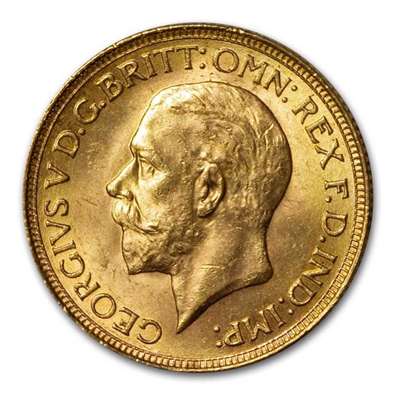 1925-1932 South Africa Gold Sovereign George V BU