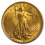 1925 $20 St Gaudens Gold Double Eagle MS-63 PCGS