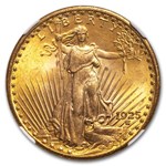 1925 $20 St Gaudens Gold Double Eagle MS-65 NGC