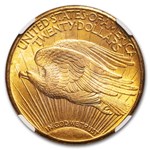 1925 $20 St Gaudens Gold Double Eagle MS-65 NGC