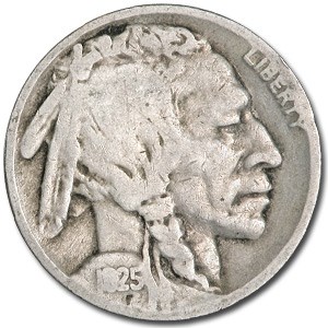 1925 Buffalo Nickel Good+