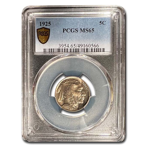 1925 Buffalo Nickel MS-65 PCGS 1925 Buffalo Nickel MS-65 PCGS