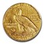 1925-D $2.50 Indian Gold Quarter Eagle MS-62 PCGS